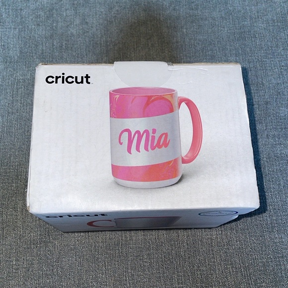 Cricut Beveled Ceramic Blank Mug-Pink - Picture 3 of 3